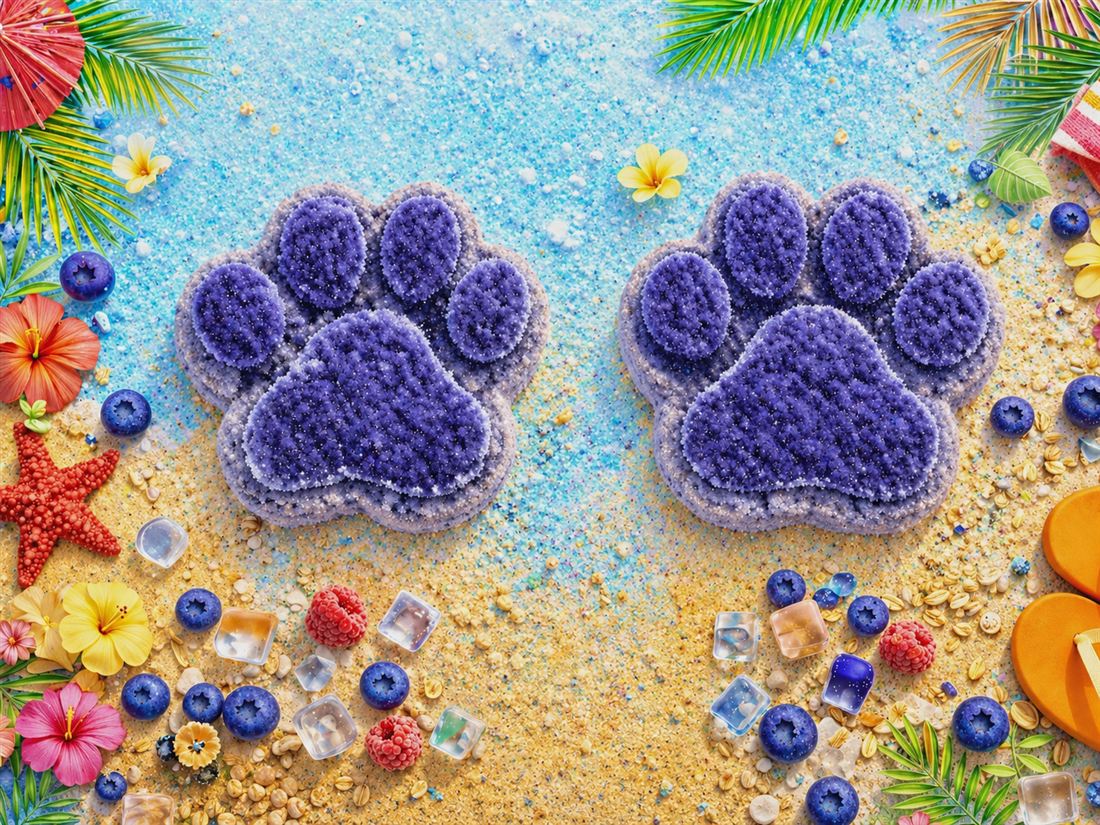 Blueberry Crunch Paw